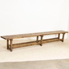 Banc rustique de la fin du XIXe siècle