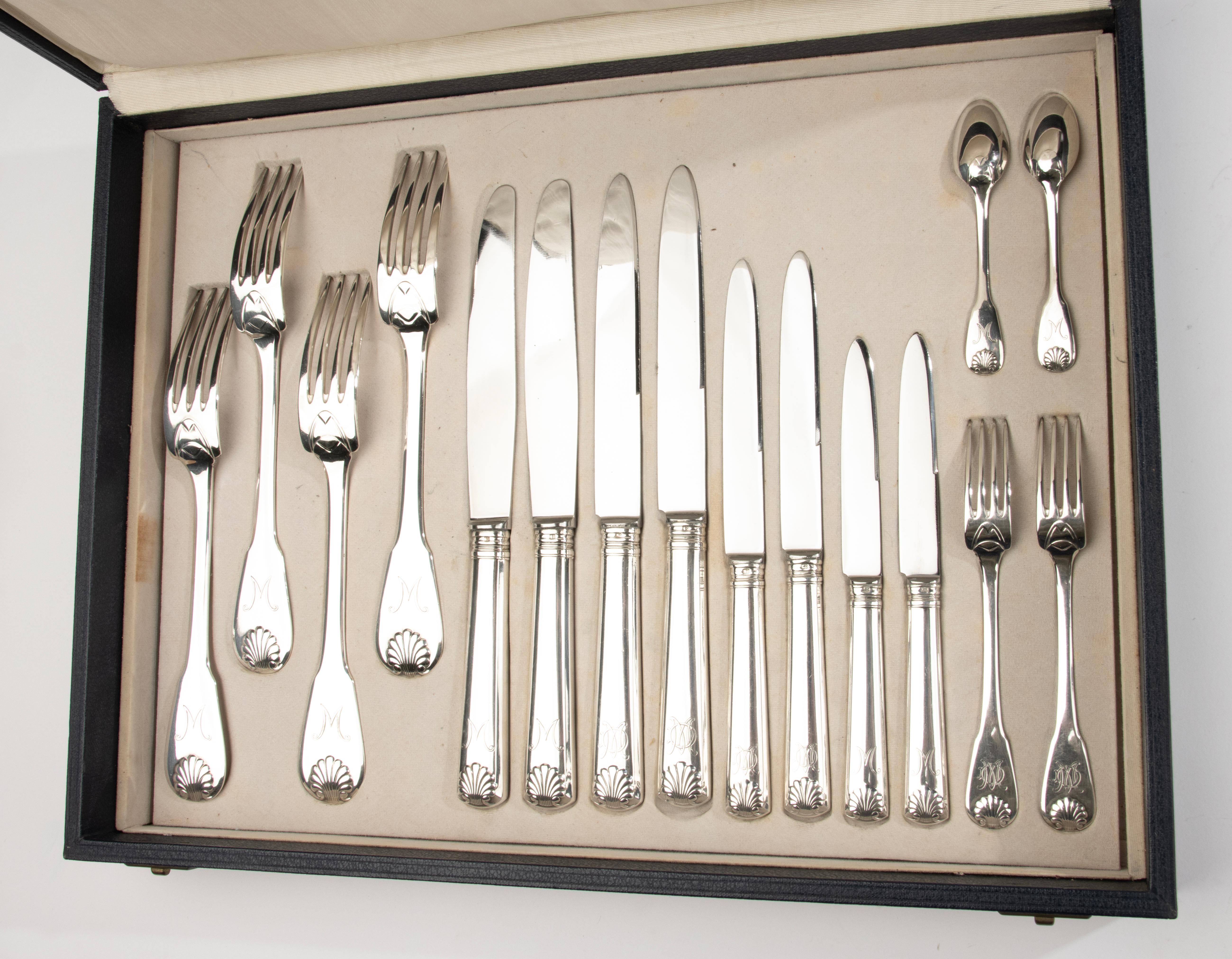 Fin du 19e siècle Service de table en argent de 32 pièces - Wolfers Bruxelles en vente 10