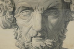Late 19th Century Academic Drawing of Homer