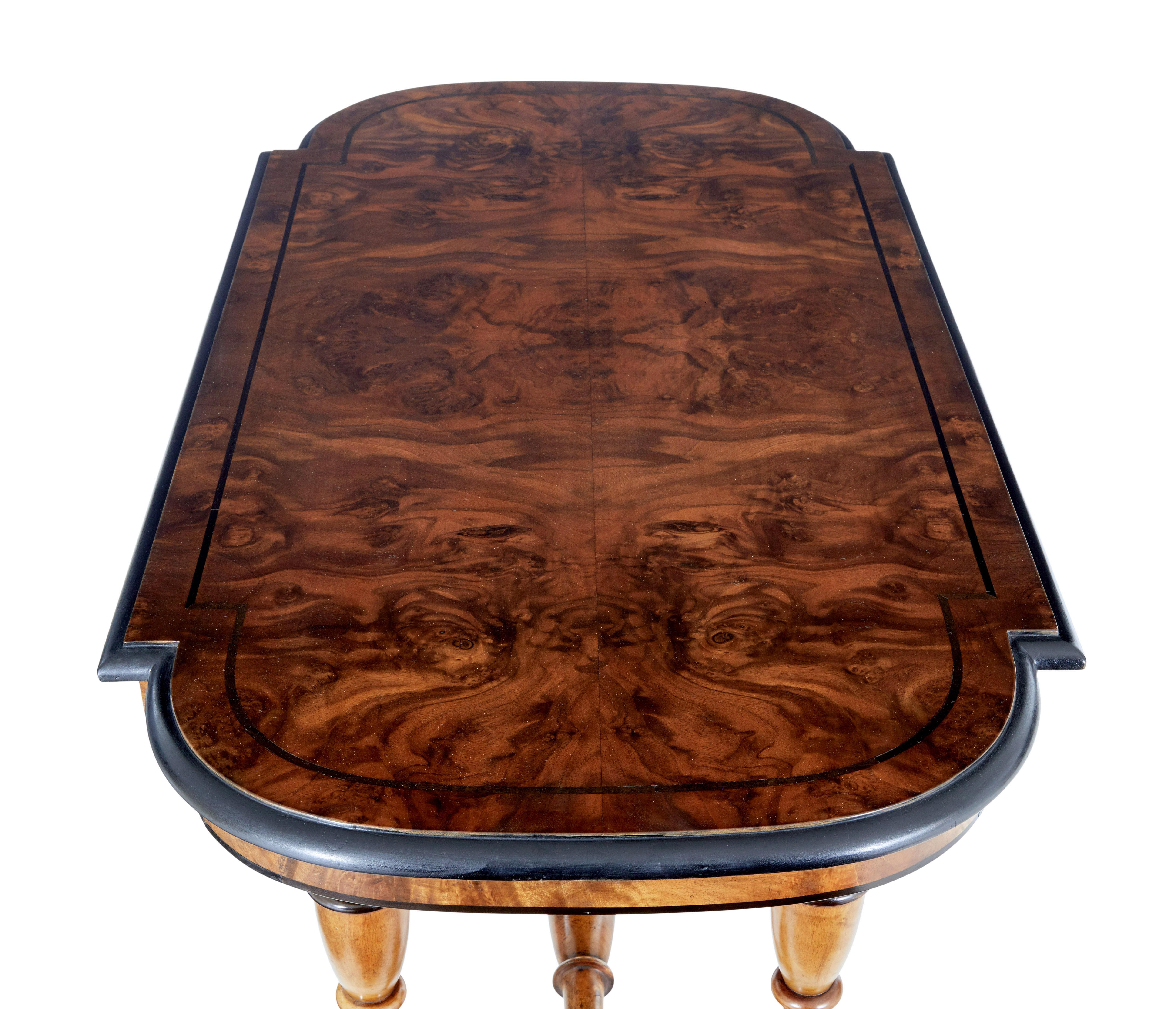 Carved Late 19th Century aesthetic movement walnut occasional table For Sale