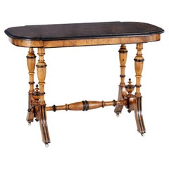 Late 19th Century aesthetic movement walnut occasional table