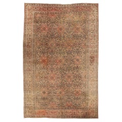 Tapis d'Agra de style traditionnel de la fin du 19e siècle