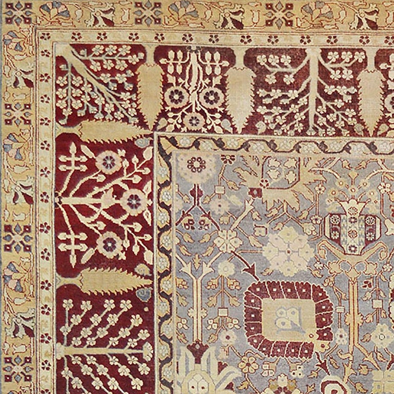 Late 19th Century Agra Rug from North India For Sale at 1stDibs