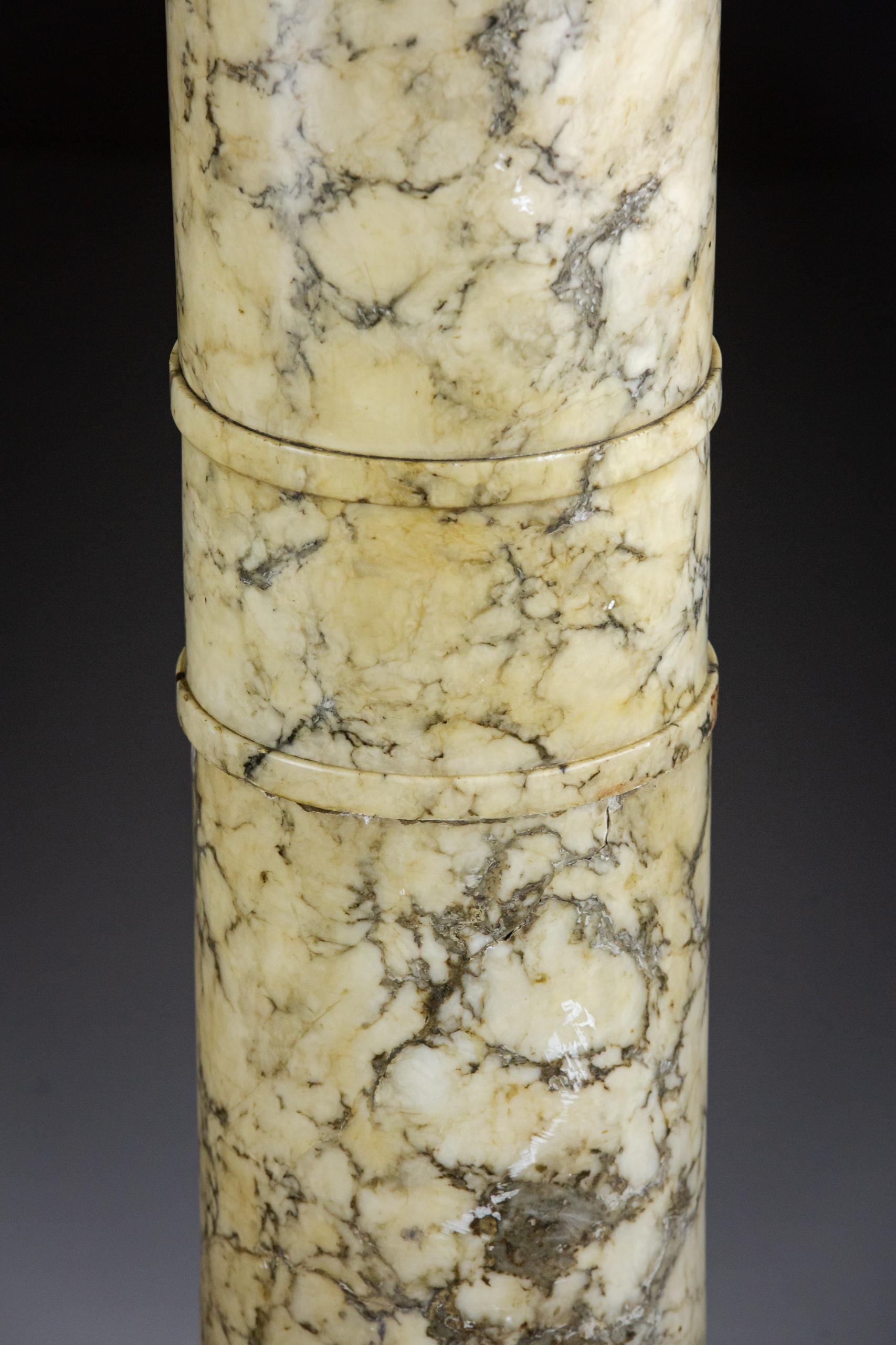 Colonna in alabastro della fine del XIX secolo in vendita 2