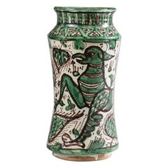 Late 19th Century Albarello Antique Late 19th Century Albarello