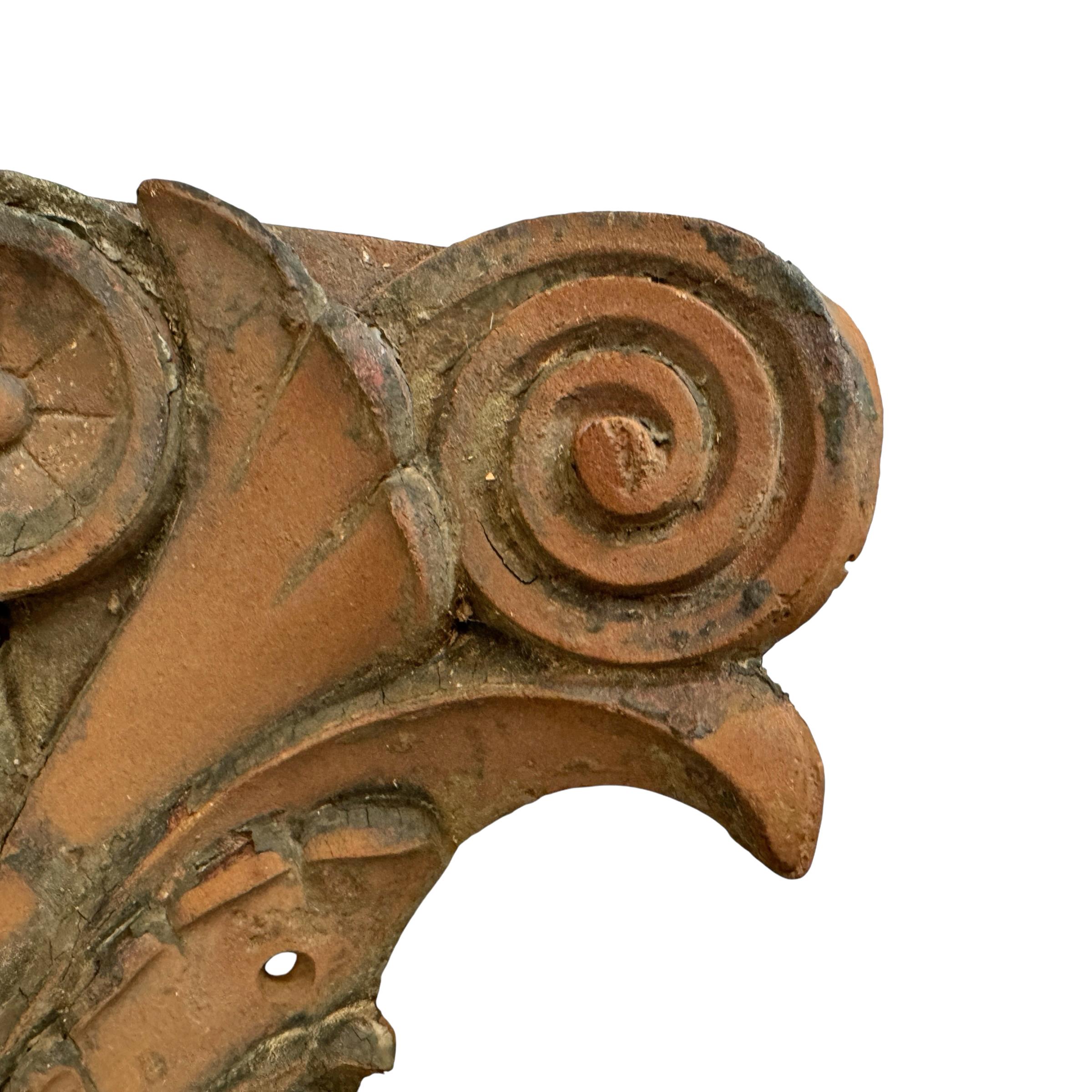 Late 19th Century American Cast Iron Pilaster Capital For Sale 3