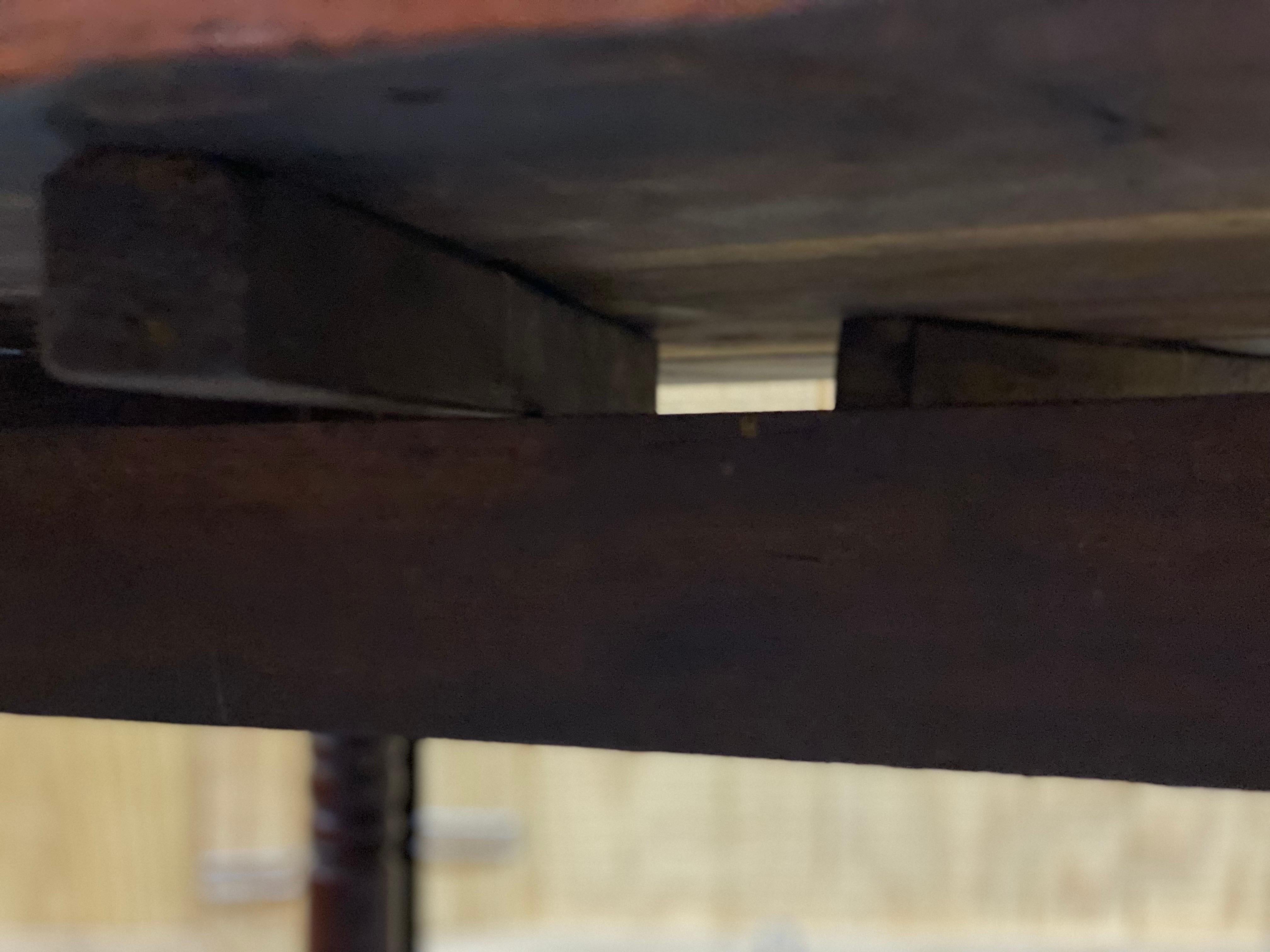 Amerikanischer Drop Leaf Tisch mit gedrechselten Beinen aus dem späten 19. im Angebot 12