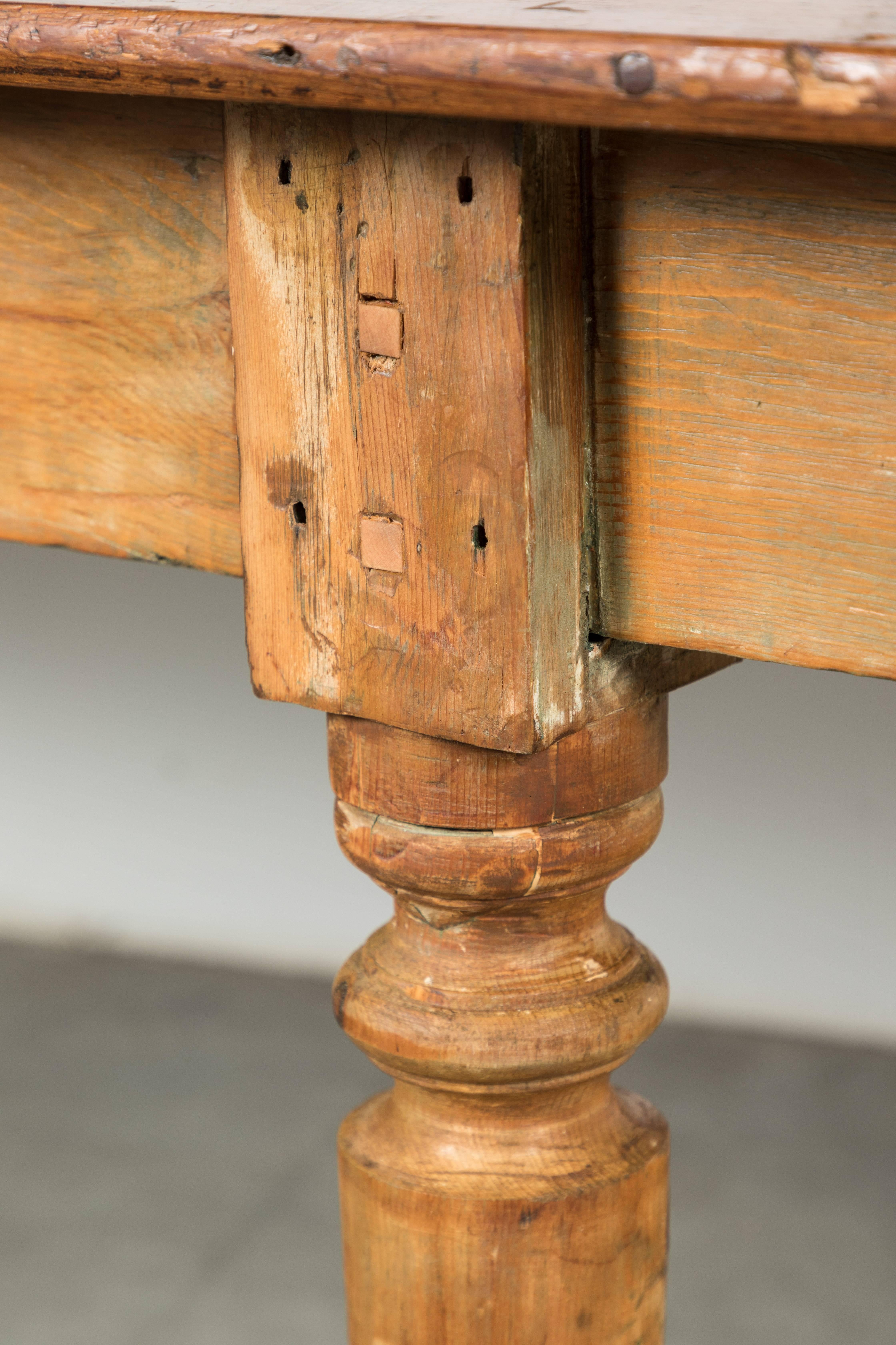 Wood Late 19th Century American General Store or Harvest Table