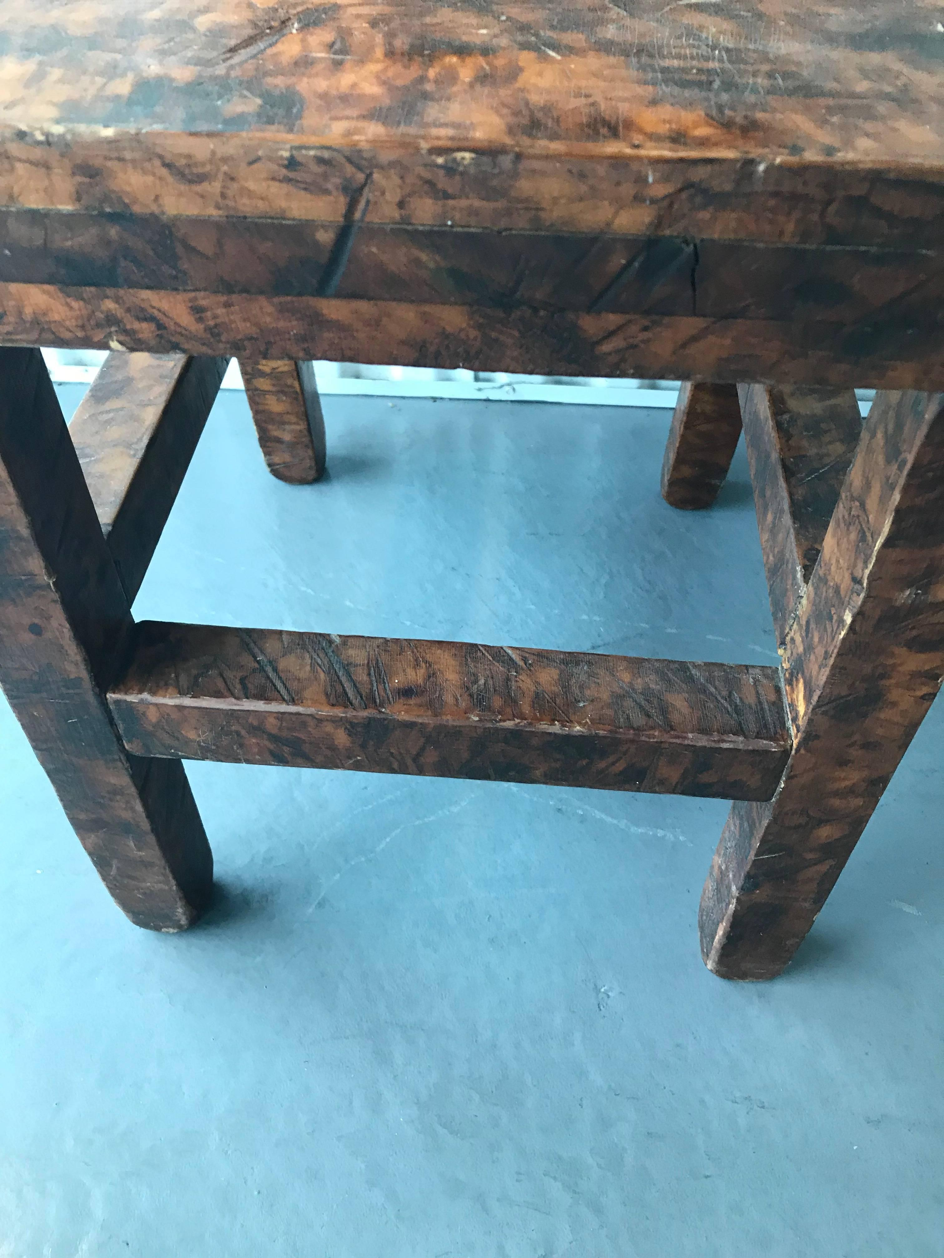 Late 19th Century American Handmade Burled Wood Chair For Sale 3