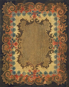 Late 19th Century American Hooked Rug  5' 9"x 7' 3"