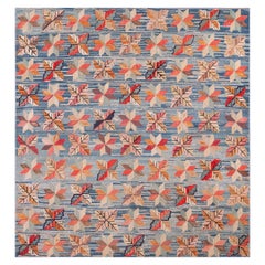 Fin du 19ème siècle américain Tapis crocheté 6' 8" x	7' 2"