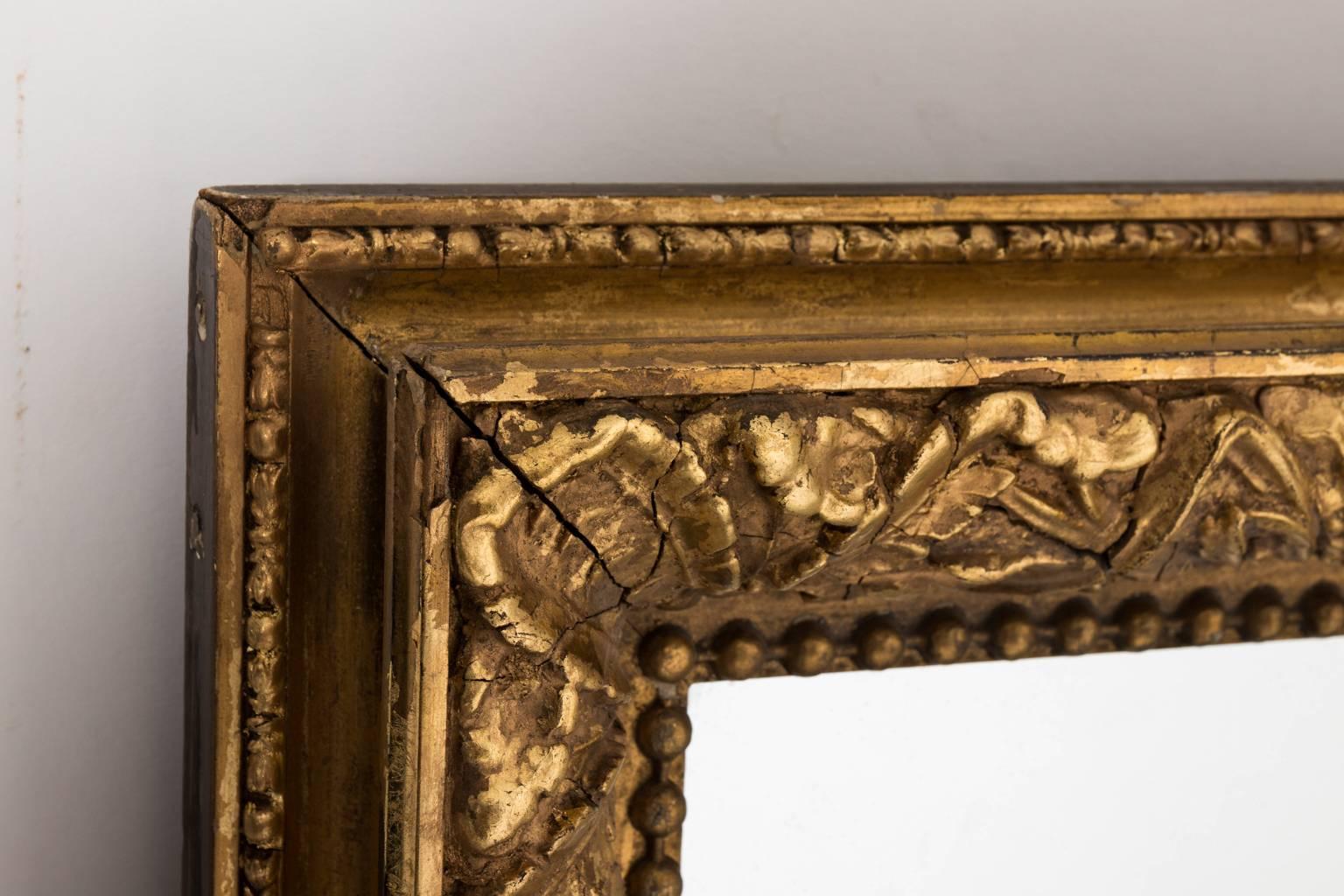 Late 19th Century American Mirror in a Gilded Frame In Good Condition In Stamford, CT