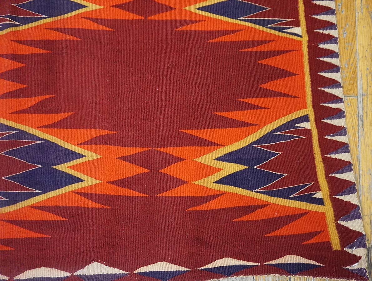 Late 19th Century American Navajo Germantown Carpet ( 4' x 6' - 122 x 183 ) For Sale 3