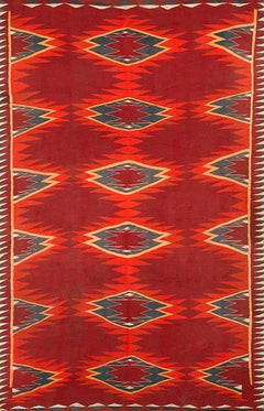 Late 19th Century American Navajo Germantown Carpet ( 4' x 6' - 122 x 183 )