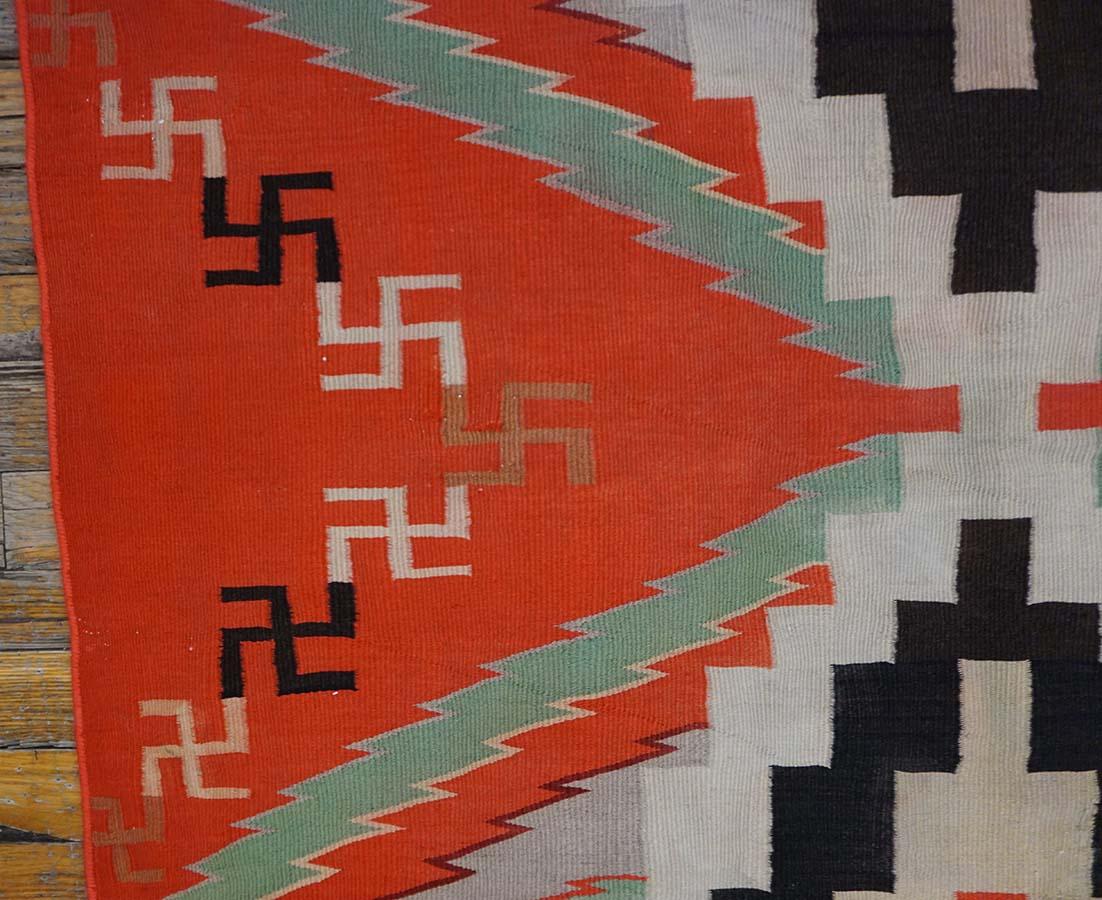 Amerikanischer Navajo-Teppich Germantown aus dem späten 19. Jahrhundert im Angebot 6