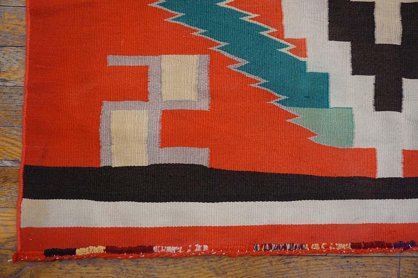 Amerikanischer Navajo-Teppich Germantown aus dem späten 19. Jahrhundert (Handgewebt) im Angebot