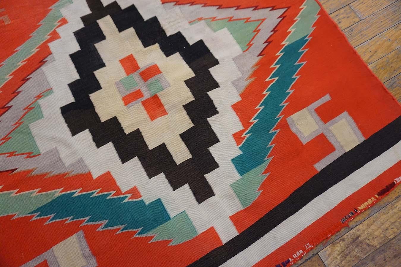 Amerikanischer Navajo-Teppich Germantown aus dem späten 19. Jahrhundert im Zustand „Gut“ im Angebot in New York, NY