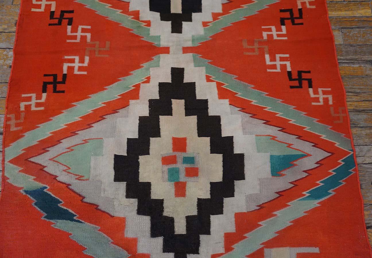 Amerikanischer Navajo-Teppich Germantown aus dem späten 19. Jahrhundert im Angebot 1