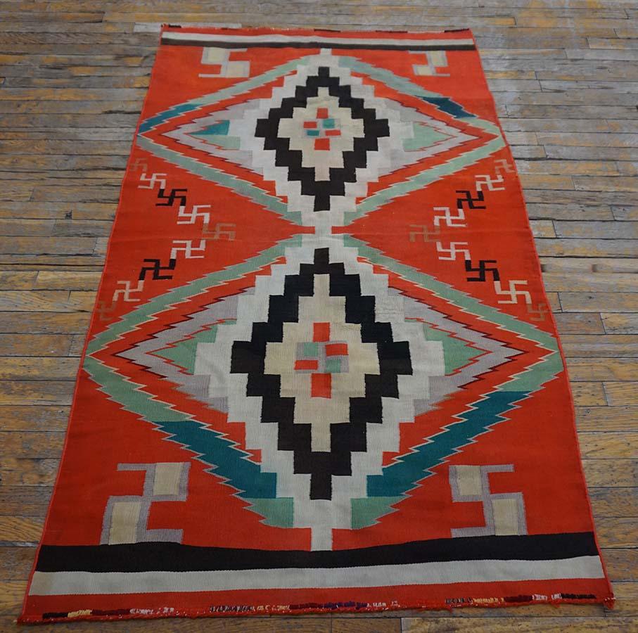 Amerikanischer Navajo-Teppich Germantown aus dem späten 19. Jahrhundert im Angebot 2