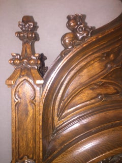 Horloge grand-père américaine de la fin du XIXe siècle à neuf tubes et au boîtier en chêne extraordinaire