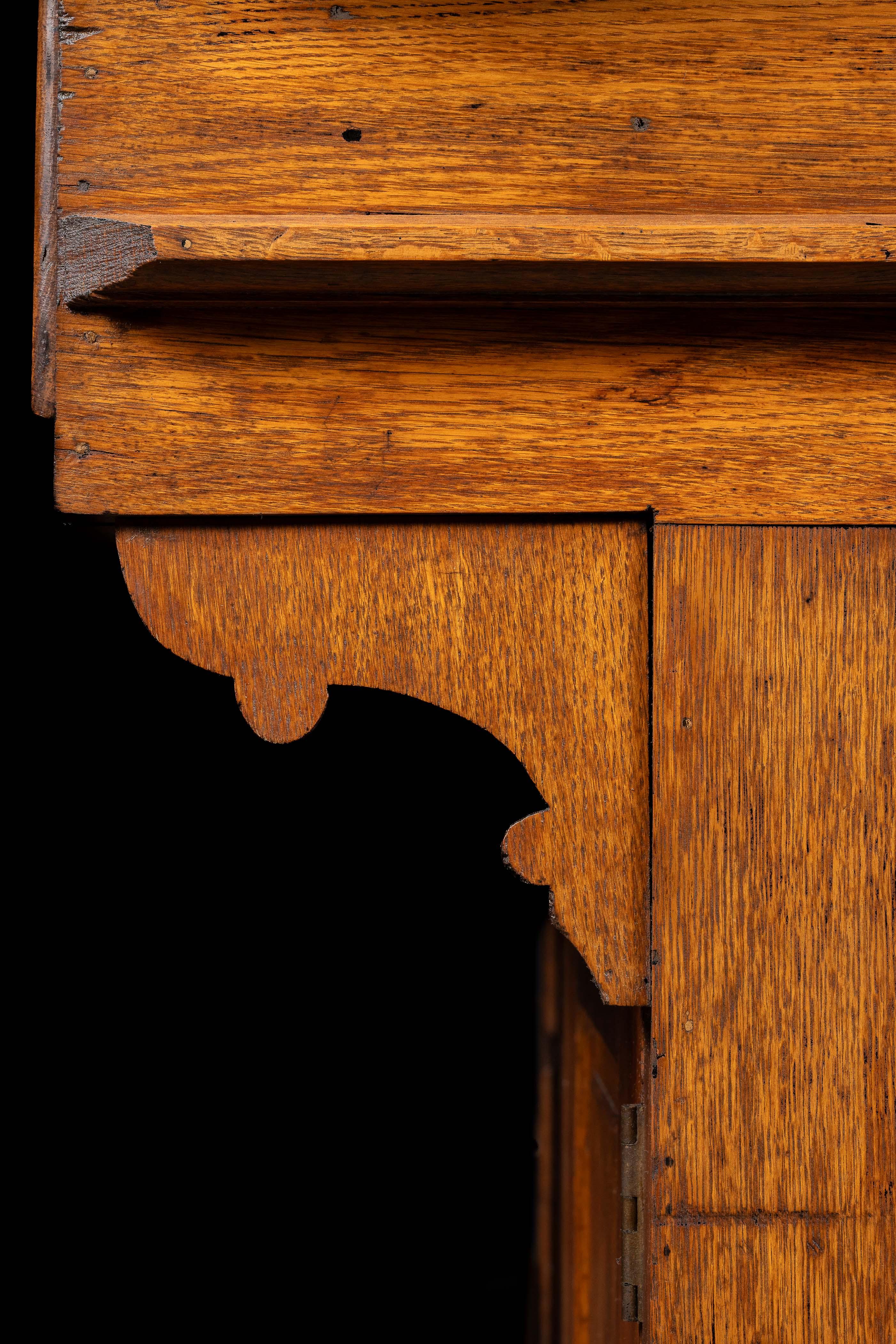 Late 19th Century American Oak Partners Desk For Sale 12
