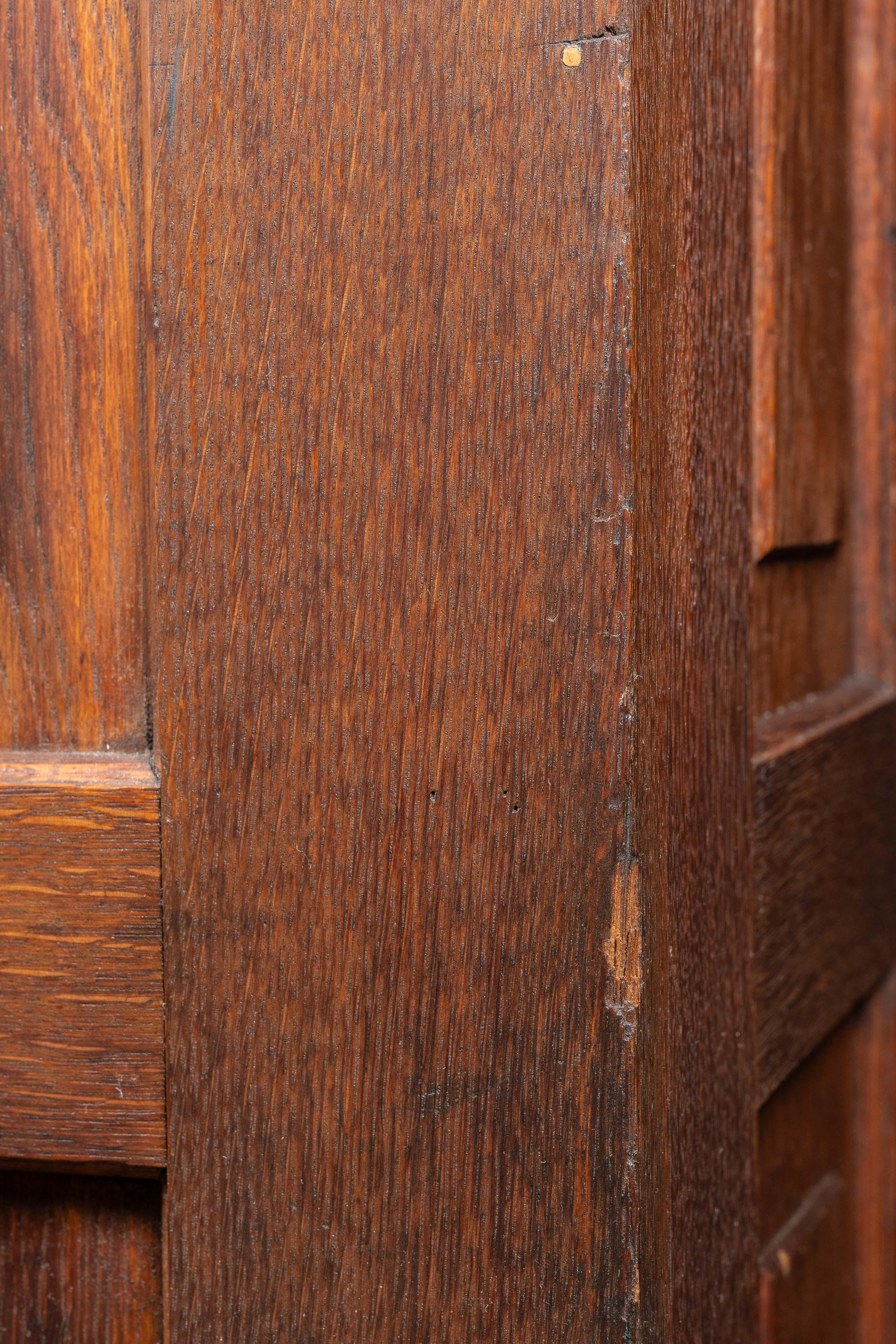 Late 19th Century American Oak Partners Desk For Sale 14