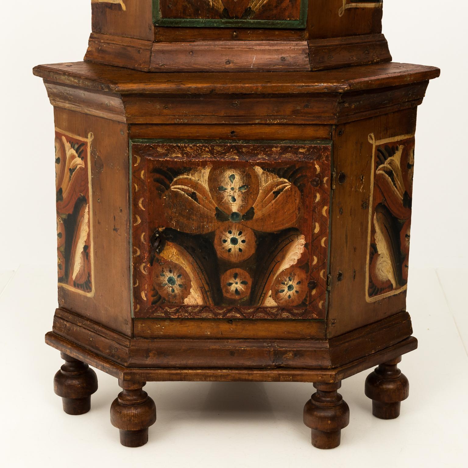 Late 19th Century American Pennsylvania Dutch Painted Cupboard at 1stDibs