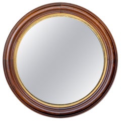 Late 19th Century American Round Mirror