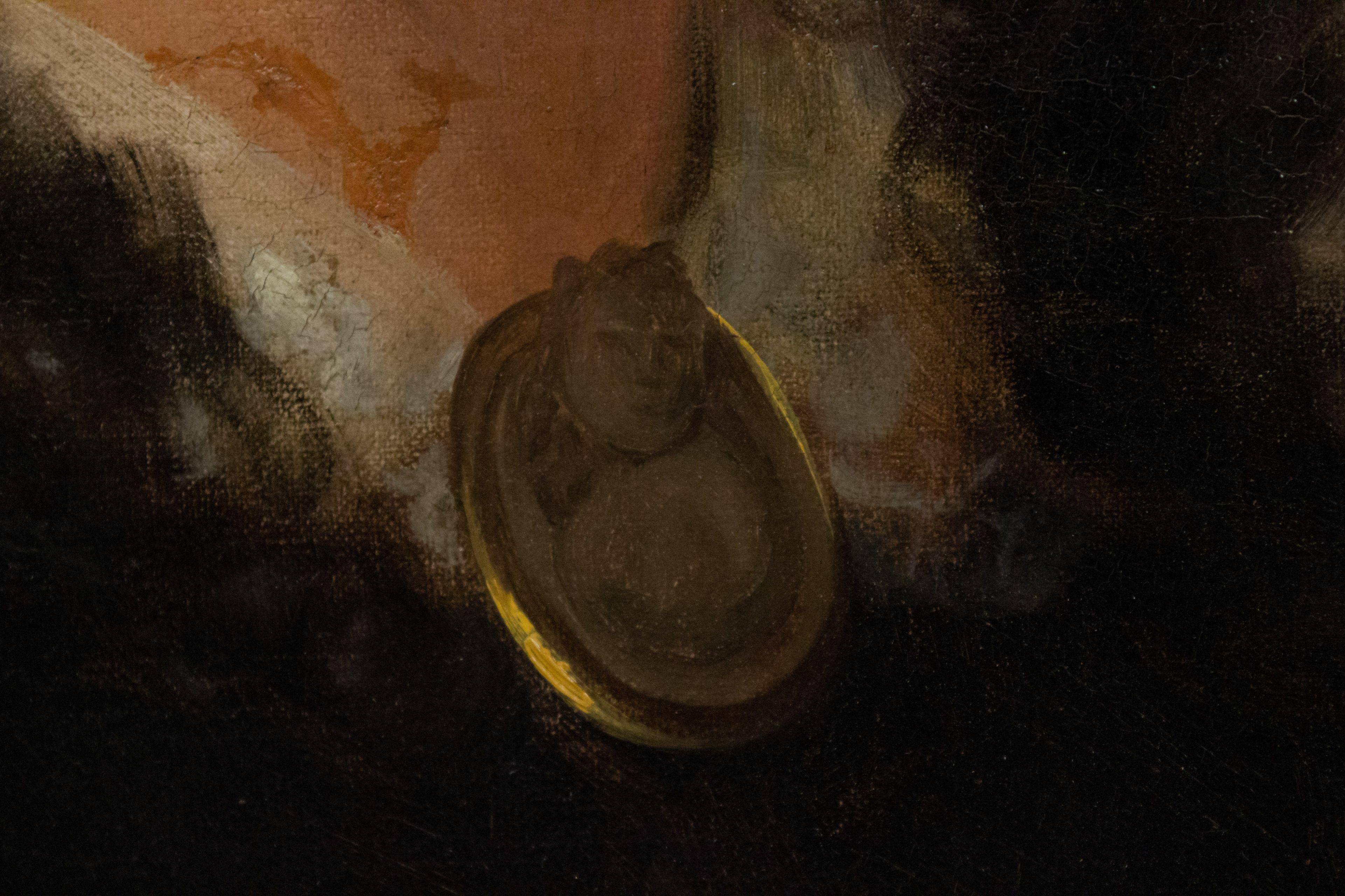 Américain Peinture à l'huile américaine victorienne de la fin du XIXe siècle représentant un portrait d'une femme en vente