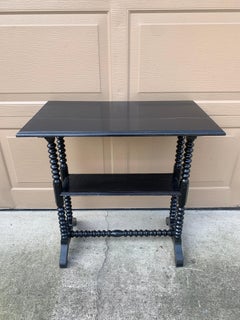 Late 19th Century American Victorian Painted Walnut Side Table