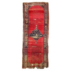 Late 19th Century Ancient Kurdish Runner Rug