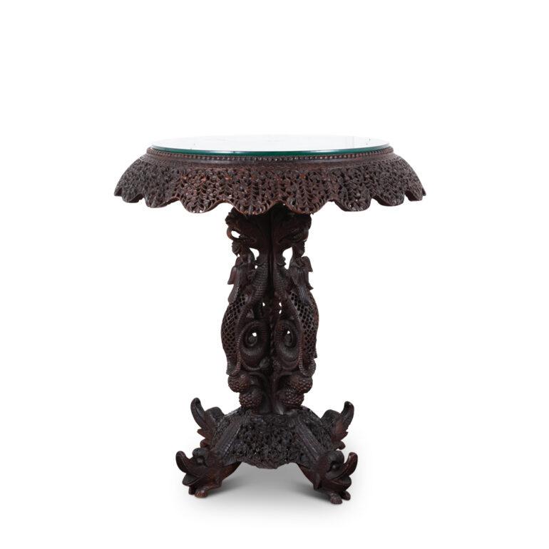 Late 19th Century Anglo Indian Occasional Table In Good Condition For Sale In Vancouver, British Columbia