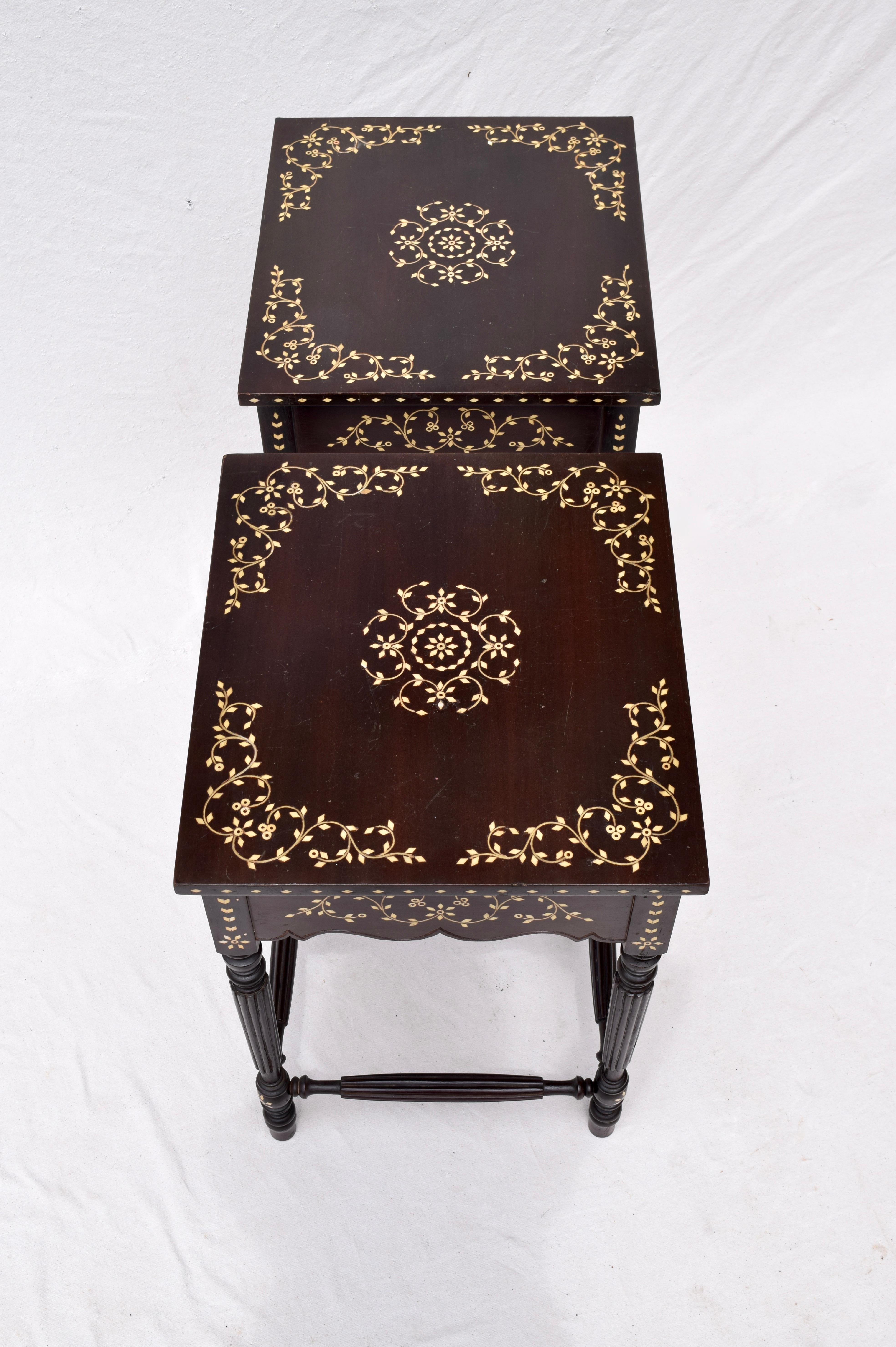 Late 19th Century Anglo-Indian Side Tables, Pair 7