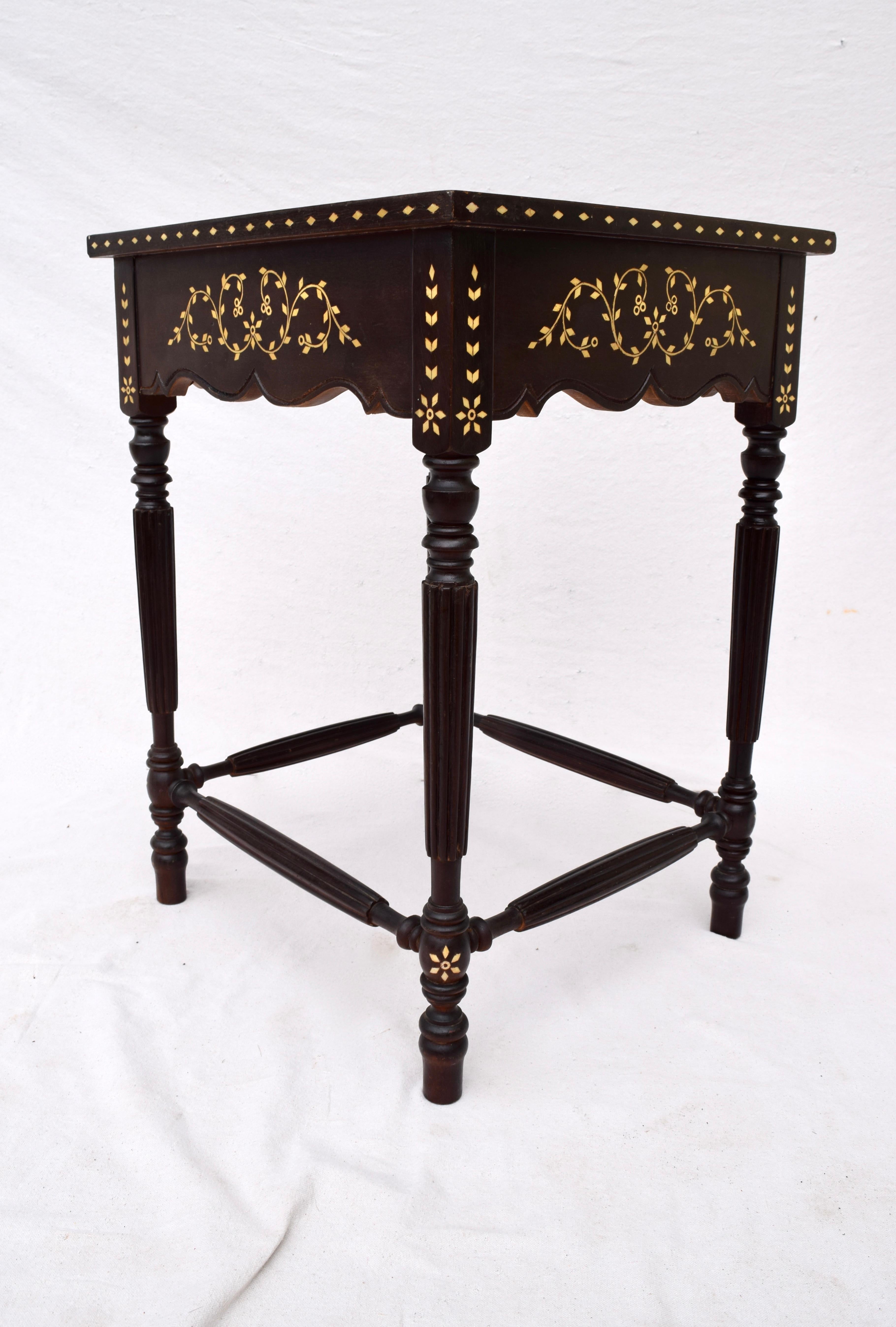 Late 19th Century Anglo-Indian Side Tables, Pair 2