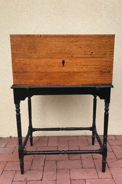 Late 19th Century Anglo Indian Writing desk on Stand