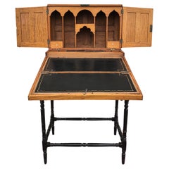 Antique Late 19th Century Anglo Indian Writing desk on Stand