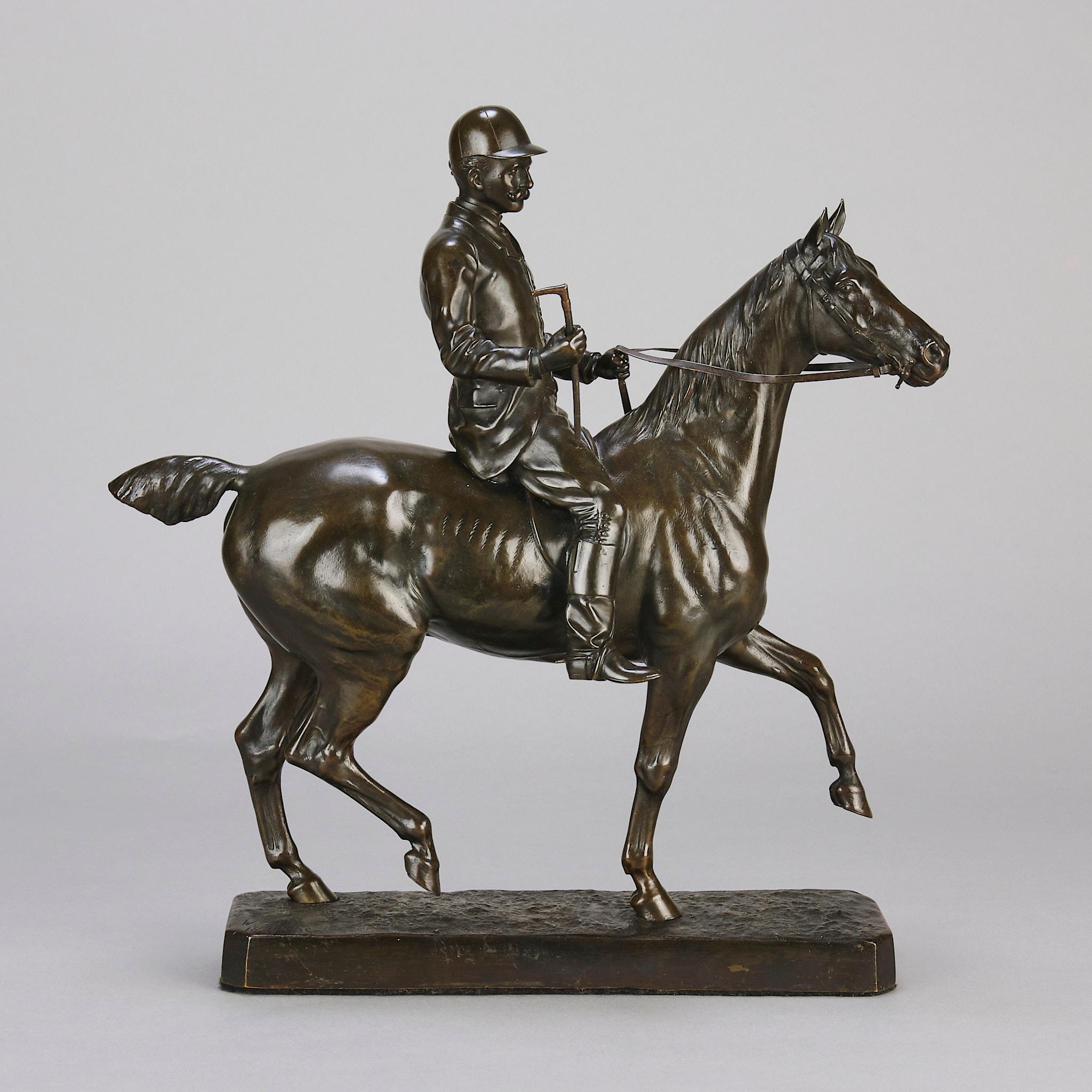 Art Nouveau Bronzo Animalier della fine del XIX secolo 