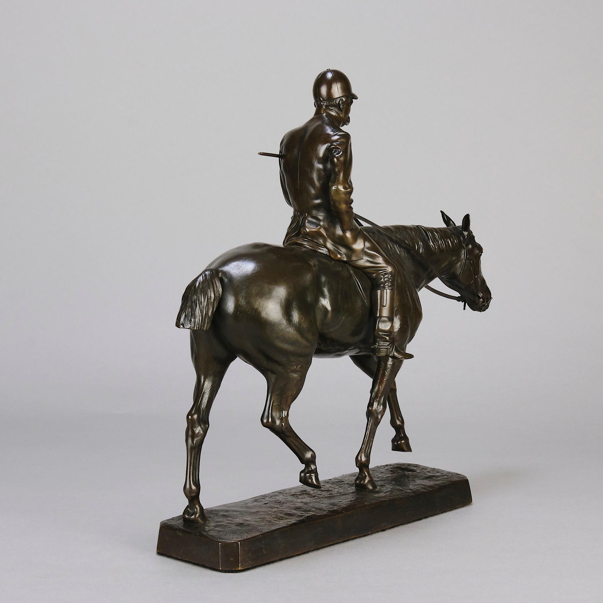 Bronzo Animalier della fine del XIX secolo intitolato 