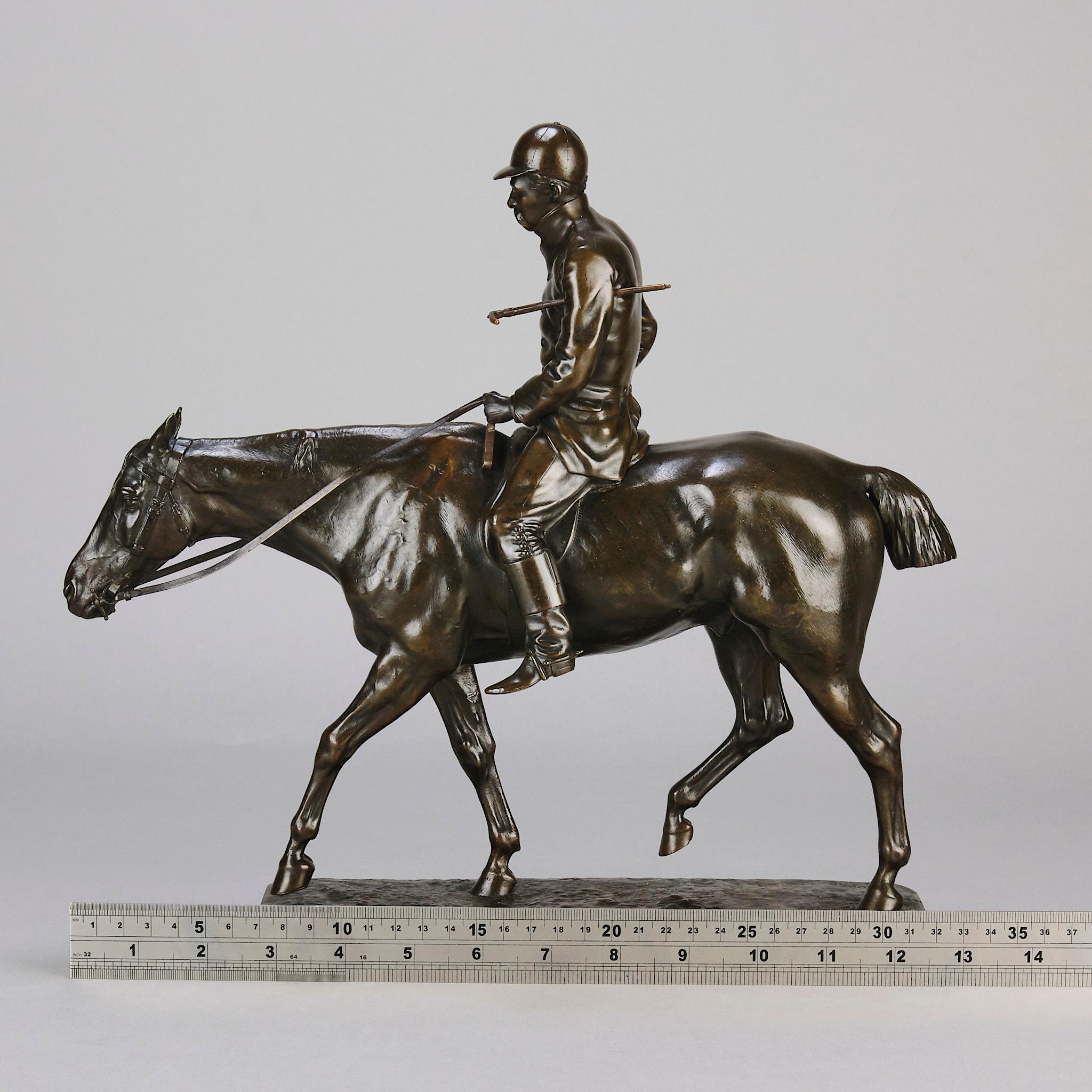 Bronzo Animalier della fine del XIX secolo intitolato 