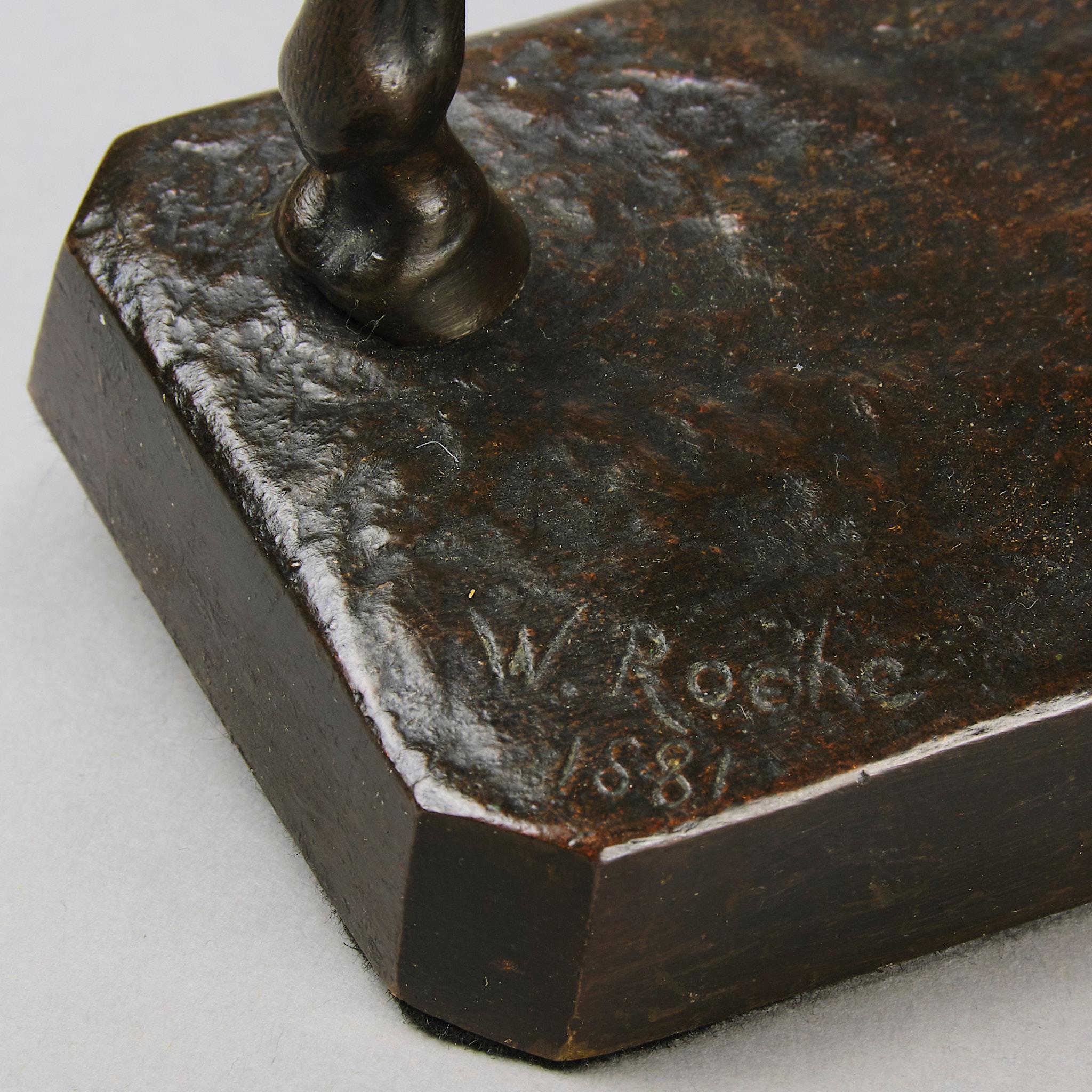 Bronzo Animalier della fine del XIX secolo intitolato 