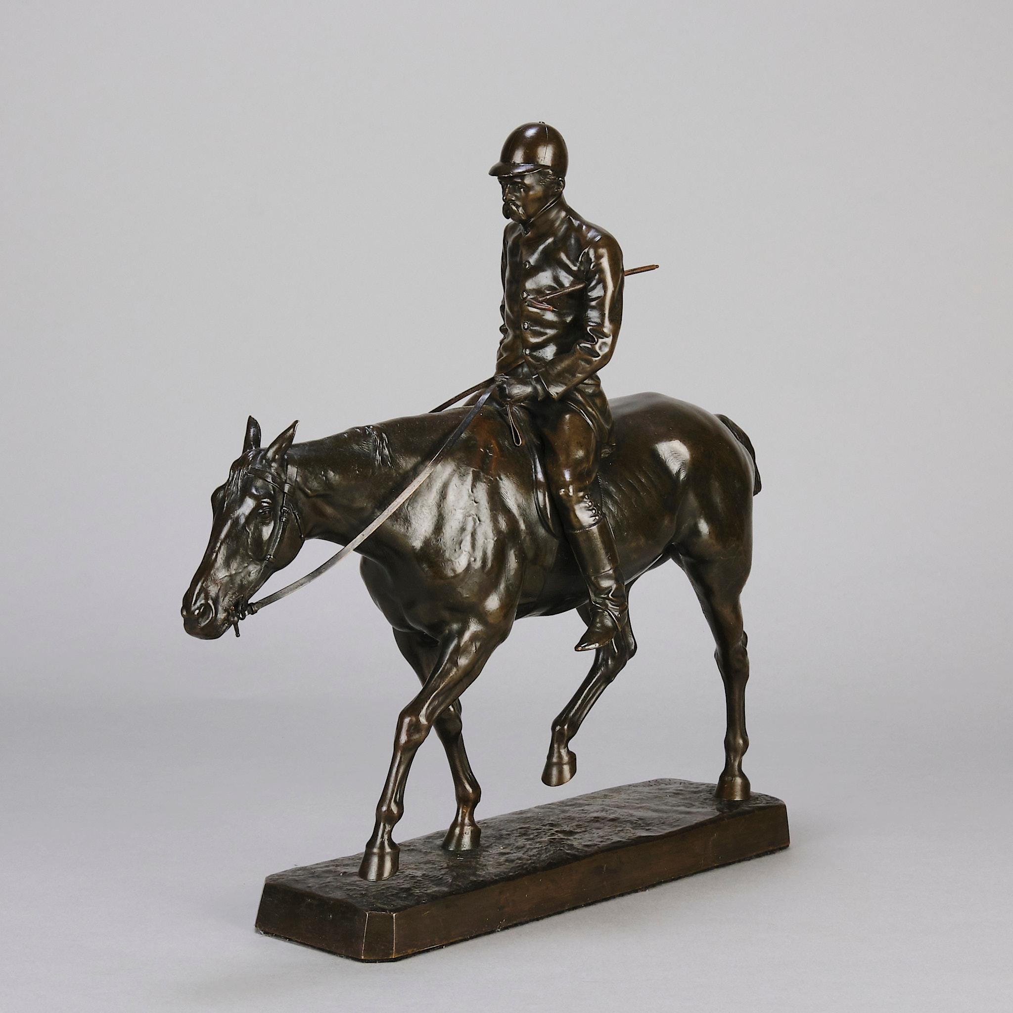 Bronzo Animalier della fine del XIX secolo intitolato 