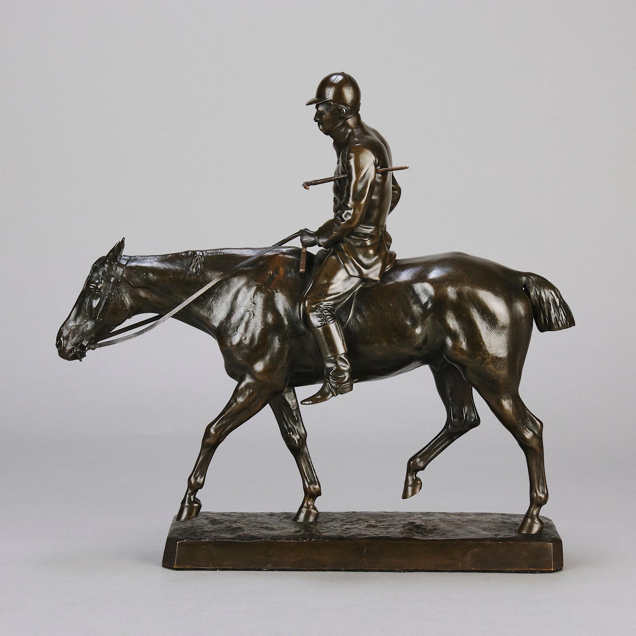 Bronzo Animalier della fine del XIX secolo intitolato 
