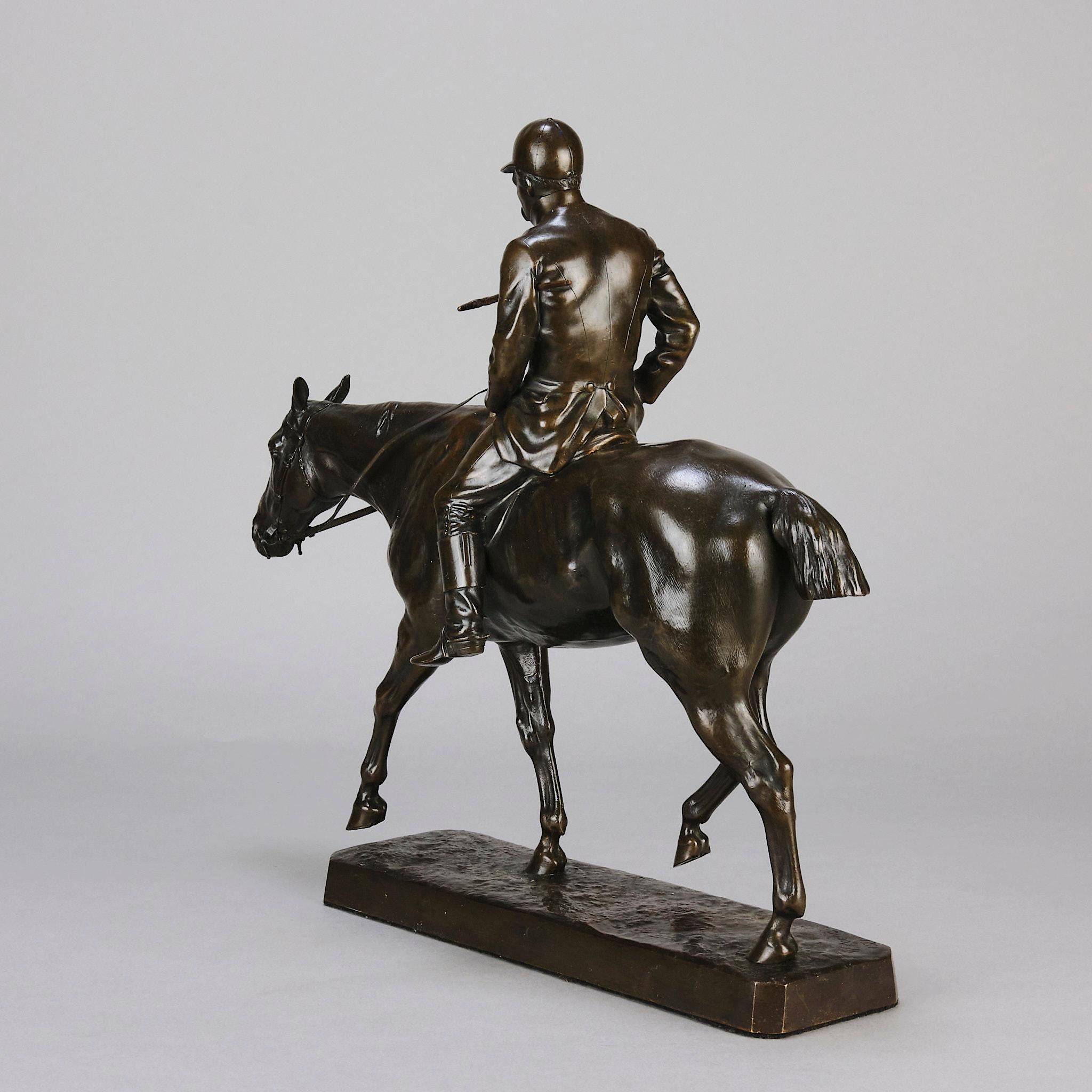 Bronzo Animalier della fine del XIX secolo intitolato 