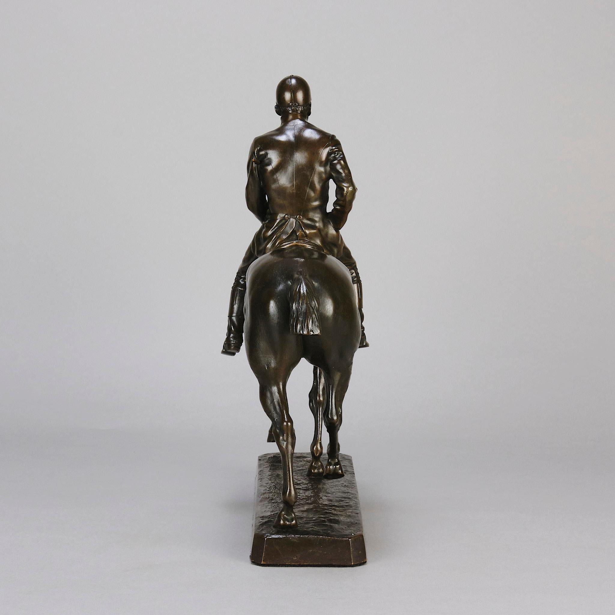 Bronzo Animalier della fine del XIX secolo intitolato 