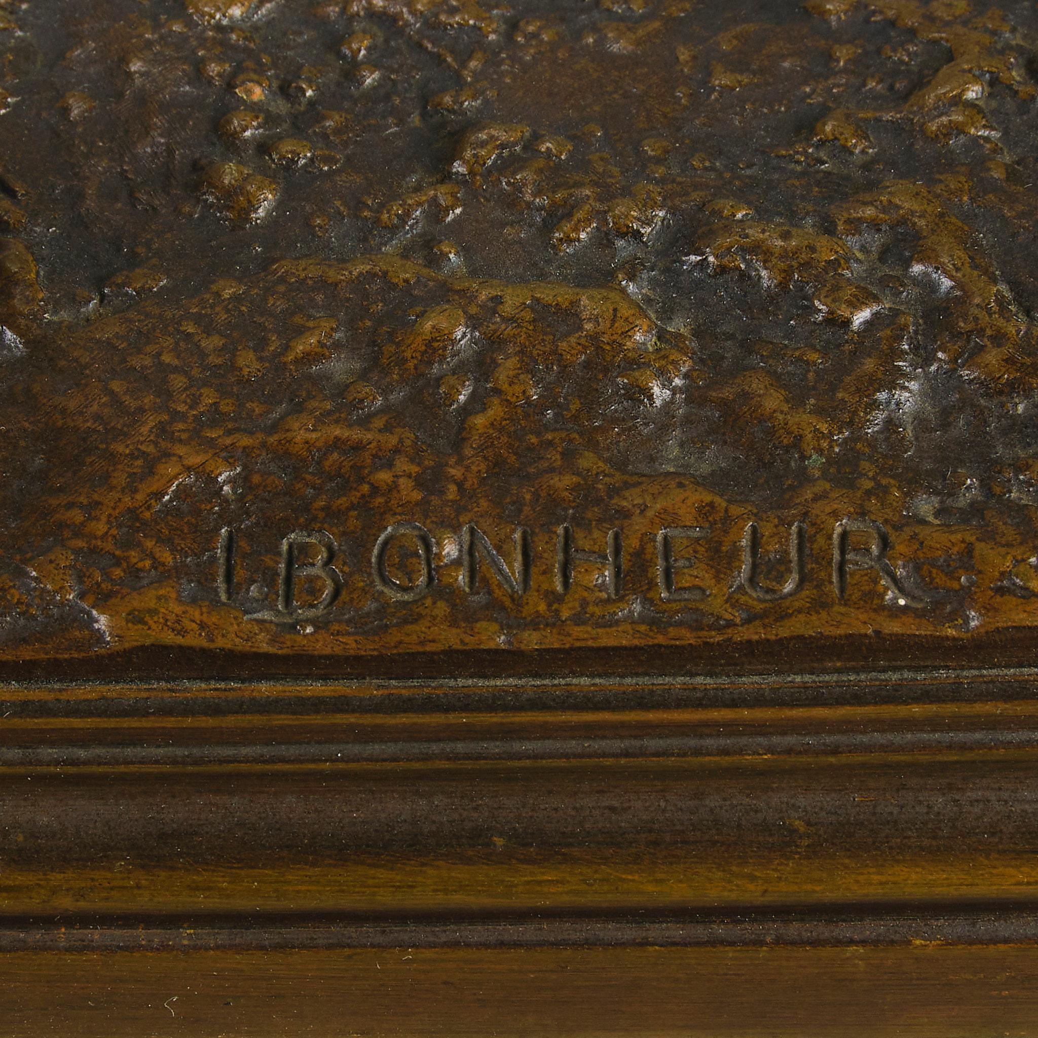 Tierier-Bronze des späten 19. Jahrhunderts mit dem Titel „Cheval Debout“ von Isidore Bonheur im Angebot 6