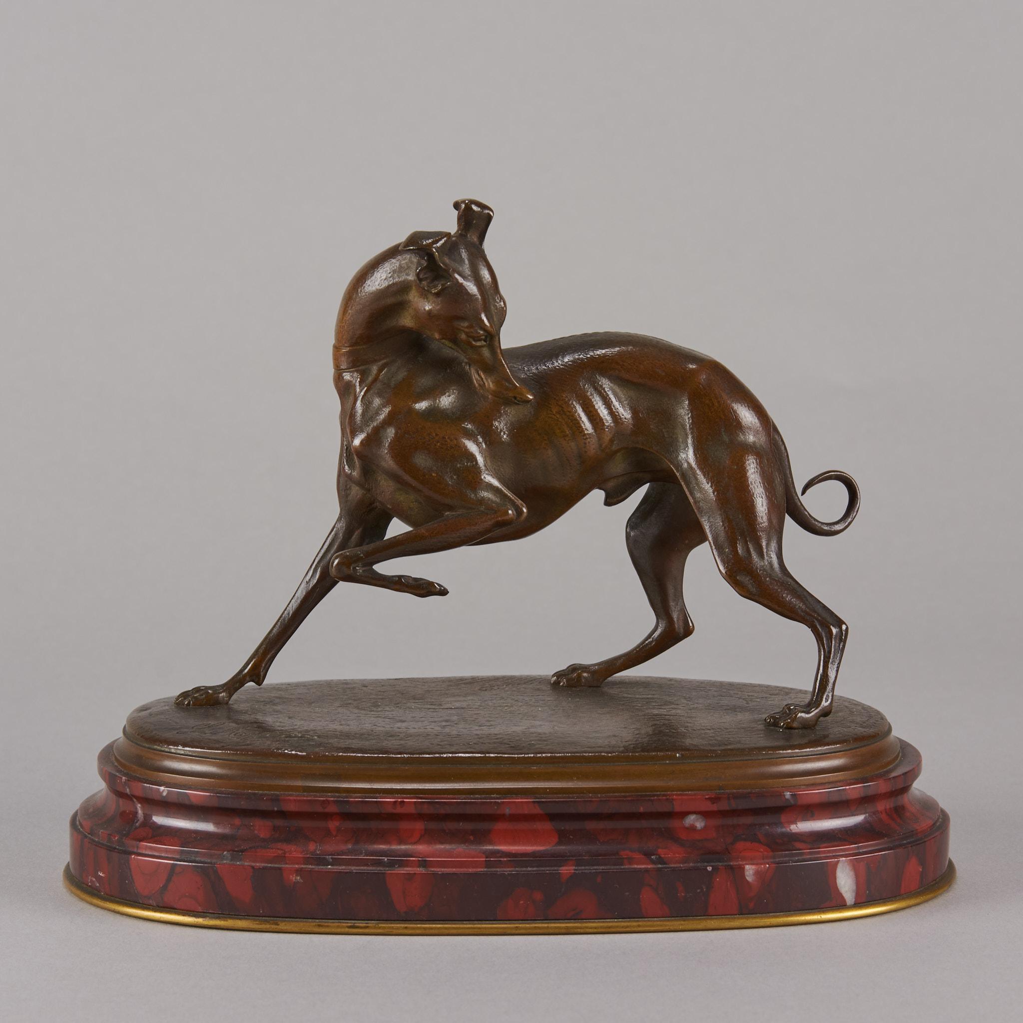 Art Nouveau Late 19th Century Animalier Bronze entitled 