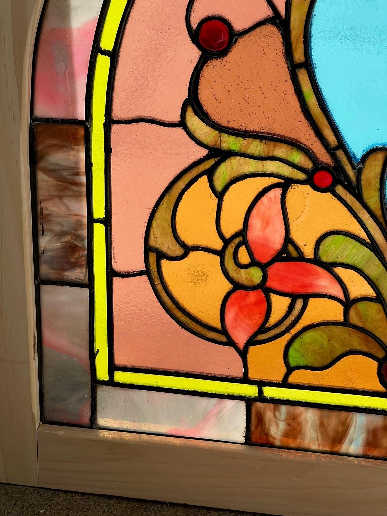 stained glass window frames