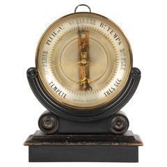 Baromètre ancien de la fin du 19ème siècle - Brevete France - Style Louis Philippe