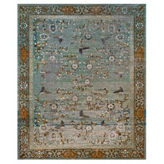 Tapis chinois ancien de Pékin de la fin du XIXe siècle