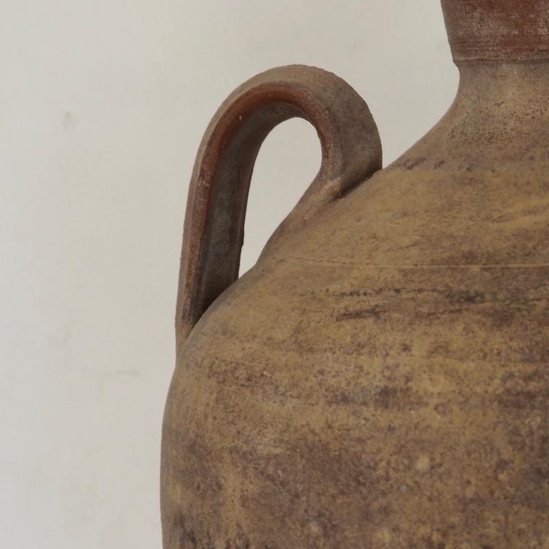 Stoneware Late 19th Century Antique Bell Shaped Portuguese Terracotta Jug